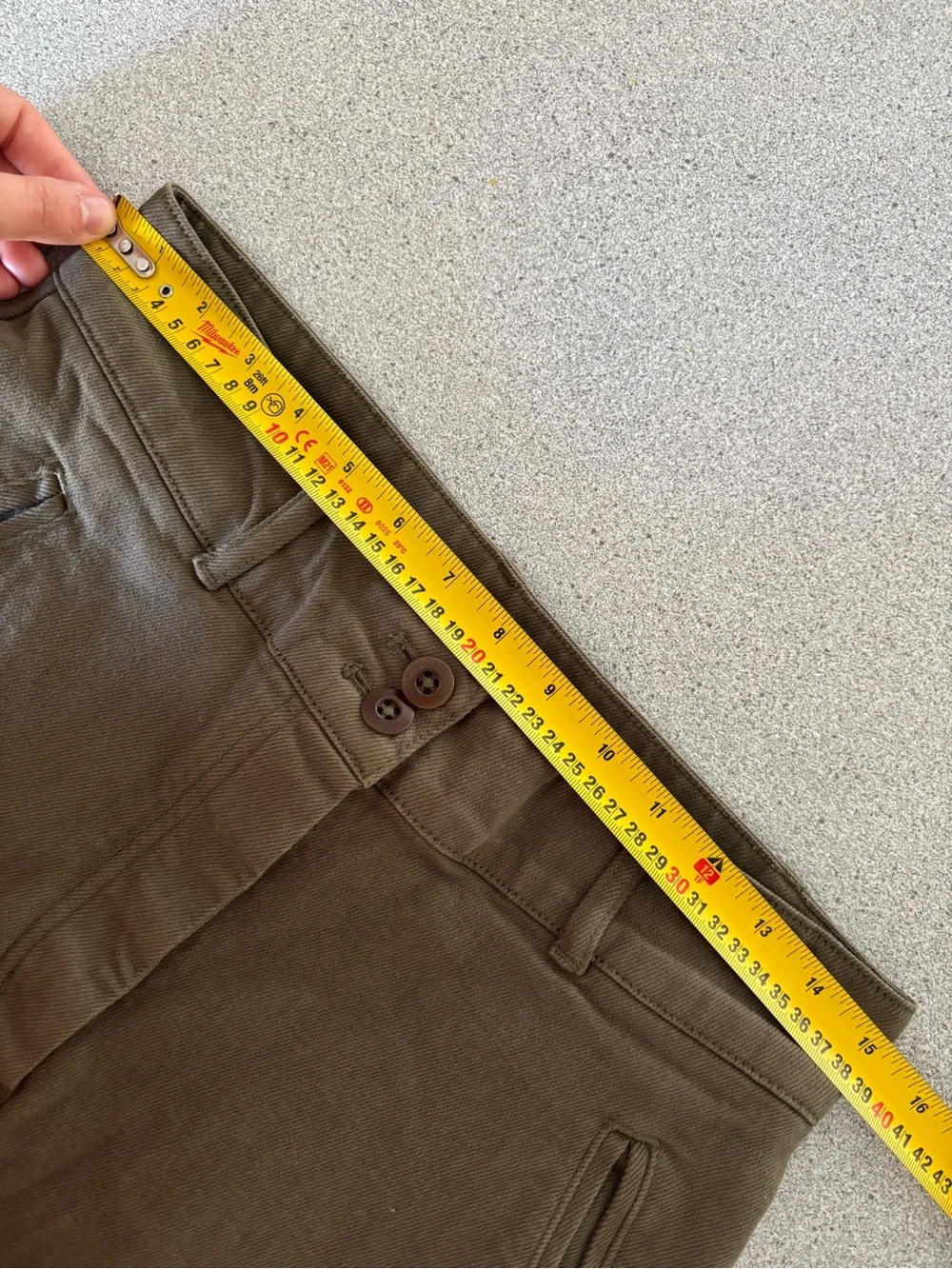 Wilfred Free Olive Cargo Tapered Utility Pants Size 10 Minimalist - Picture 5 of 12